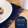Mikasa 2pc Jute Rectangular Placemats Blue 35x45cm