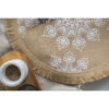 Taldriku alused linased 43cm 4tk 'white leaf'