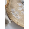 Taldriku alused linased 43cm 4tk 'white leaf'