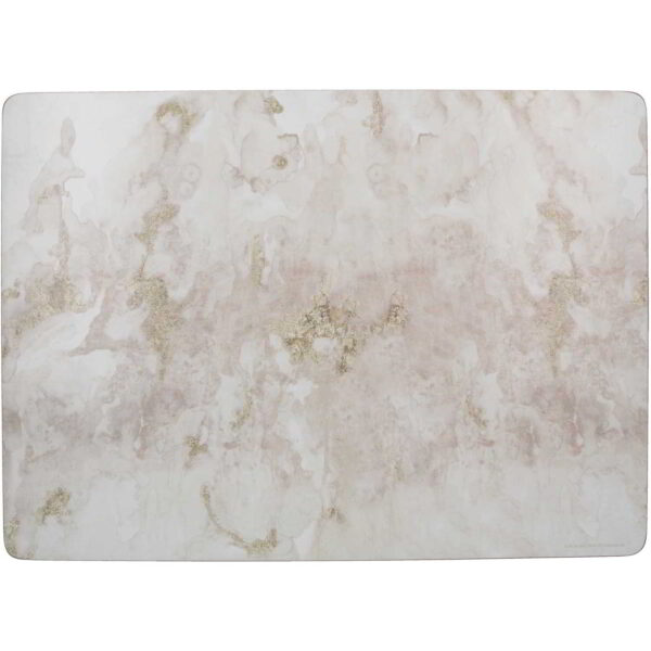 Creative Tops Marble Effect Set of Four Large Placemats Grey Marble Effect 40x29cm