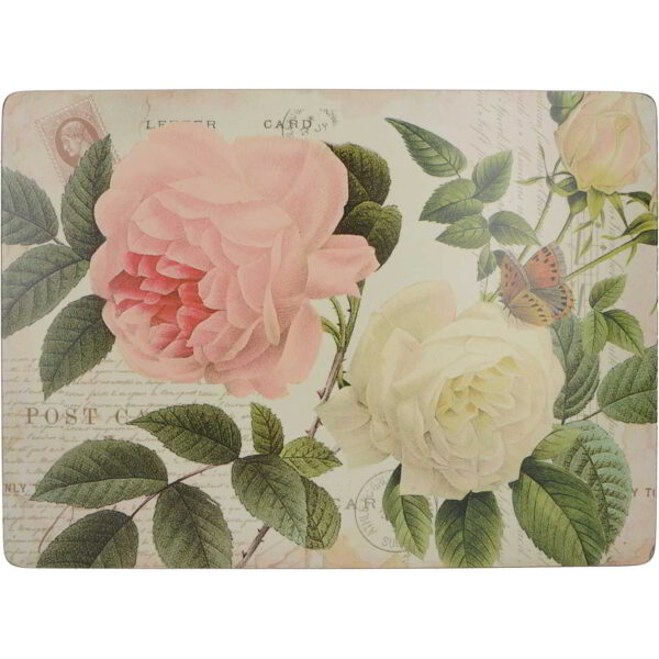 Creative Tops Rose Garden Pack Of 6 Premium Placemats 30x23cm