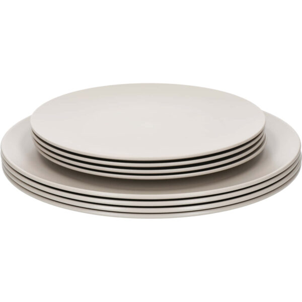 Natural Elements Eco-Friendly Recycled Plastic Side Plates Set of Four 20cm