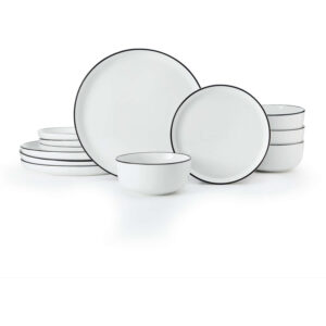 Mikasa Limestone 12pc Stoneware Dinner Set