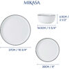 Taldrikute komplekt keraamika 12 osa 'limestone' Mikasa