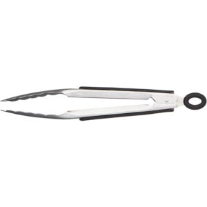 MasterClass Deluxe Stainless Steel Food Tongs 25cm