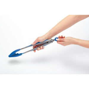 Colourworks Brights 35cm Silicone Tongs Blueberry