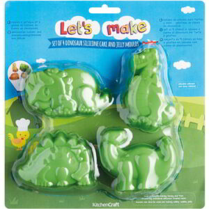 Let*s Make Dinosaur Shaped Silicone Cake/Jelly Moulds