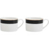 Tass portselan 200ml ja alustass 16m 2tk 'lux deco' Mikasa