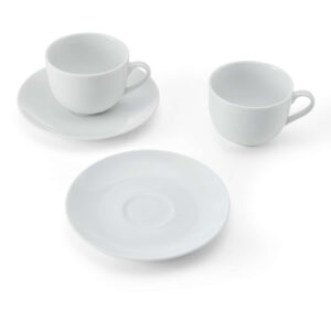 Mikasa Chalk 2pc Porcelain Tea Cup & Saucer Set 220ml