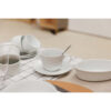 Mikasa Chalk 2pc Porcelain Cappuccino Cup & Saucer Set 310ml