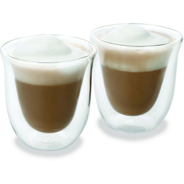 Tassid cappuccinole klaas 200ml 2tk topeltseinaga La Cafetière