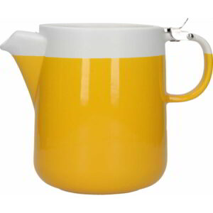 La Cafetière Barcelona Mustard CeramicFour Cup Teapot