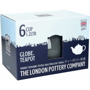 Teekann keraamika 1.6L 'london grey globe' London Pottery