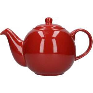 London Pottery Globe Teapot Red Six Cup - 1.2 Litres