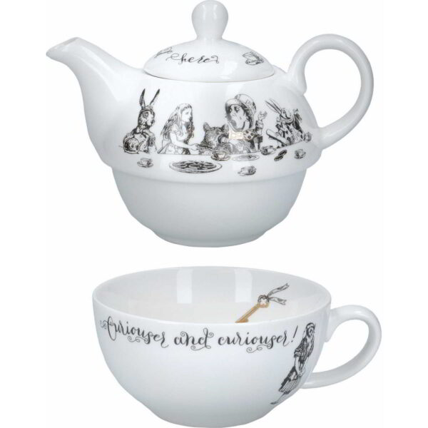 V&A Alice in Wonderland Fine China Tea for One 250ml