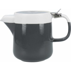 La Cafetière Barcelona Cool Grey Ceramic 420ml Two Cup Teapot