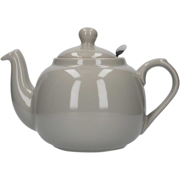 London Pottery Farmhouse Teapot Grey Four Cup - 900ml
