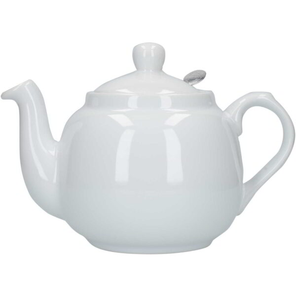 London Pottery Farmhouse Teapot White Four Cup - 900ml