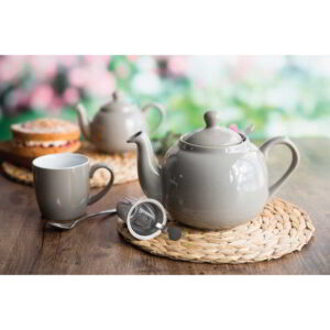 London Pottery Farmhouse Teapot Grey Two Cup - 500ml