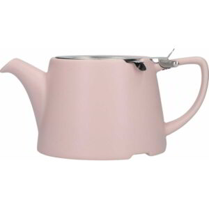 London Pottery Ceramic Oval Teapot Satin Pink 750ml