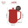 La Cafetière Kericho Glass Infuser Teapot Four Cup