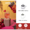 La Cafetière Kericho Glass Infuser Teapot Four Cup
