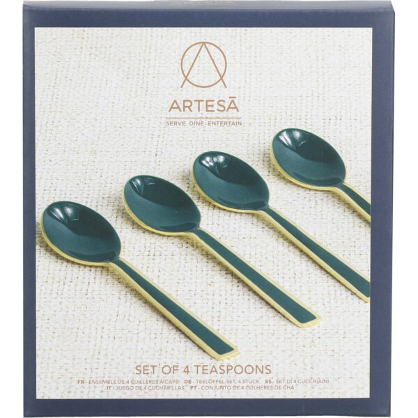 Artesà Stainless Steel Teaspoon Set 4 Pieces