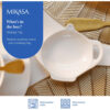 Mikasa Chalk Porcelain Teabag Tidy