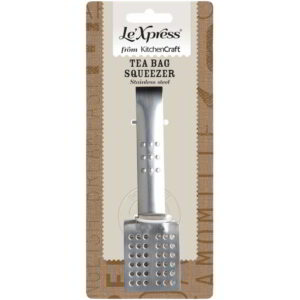 KitchenCraft Le'Xpress Stainless Steel Tea Bag Squeezer 14cm