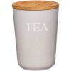 KitchenCraft Natural Elements Eco-Friendly Bamboo Fibre Storage Tea Canister