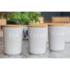 KitchenCraft Natural Elements Eco-Friendly Bamboo Fibre Storage Tea Canister