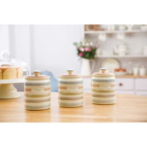 KitchenCraft Classic Collection Tea Ceramic Storage Jar 800ml (10x17cm)