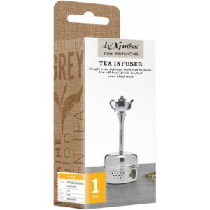 KitchenCraft Le'Xpress Stainless Steel Novelty Teapot Infuser