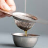 La Cafetière Stainless Steel Tea Strainer and Bowl Double Handle