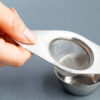 La Cafetière Stainless Steel Tea Strainer and Bowl Double Handle