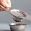 La Cafetière Stainless Steel Tea Strainer and Bowl Double Handle