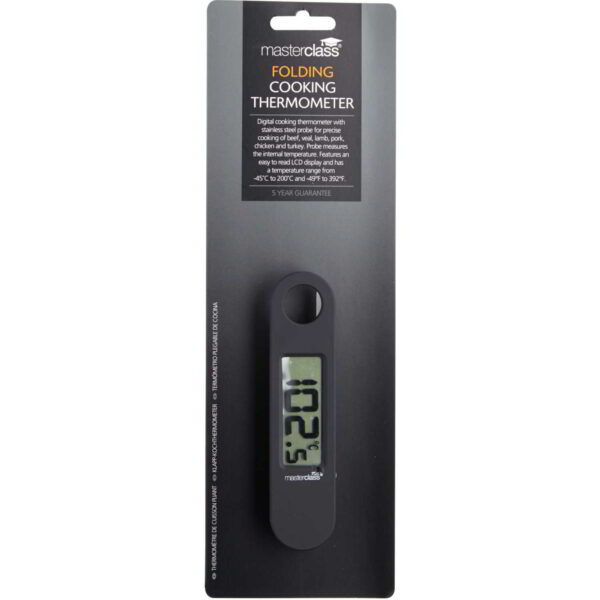 MasterClass Folding Digital Thermometer -45 to 200deg C