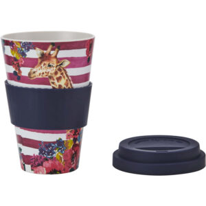 Mikasa Wild At Heart PET 370ml Travel Mug Giraffe