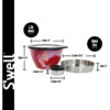 S'well Rose Agate - Salad Bowl Set 1900ml