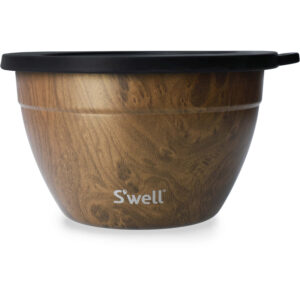 S'well Teakwood - Salad Bowl Set 1900ml
