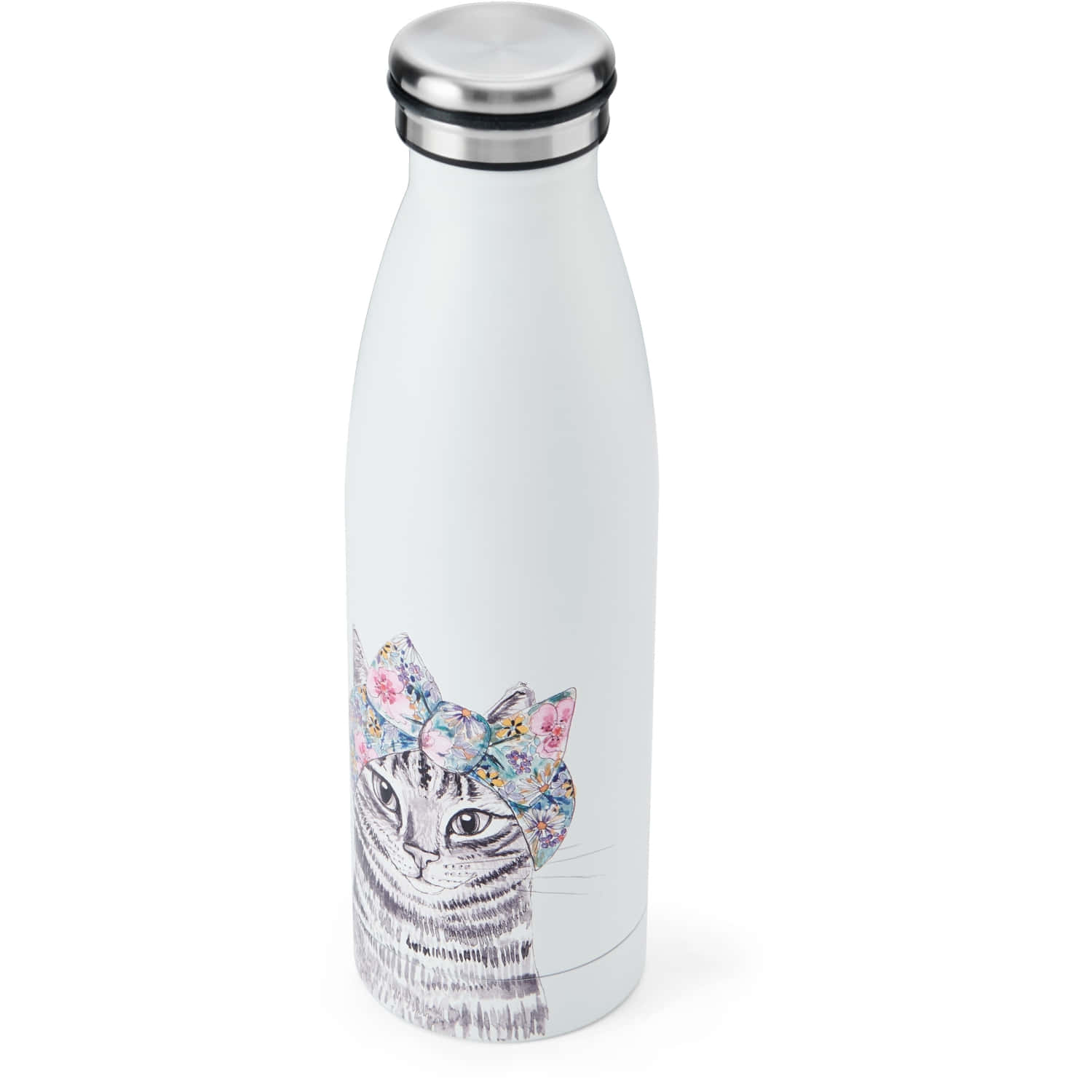 Mikasa x Tipperleyhill 500ml Water Bottle Cat