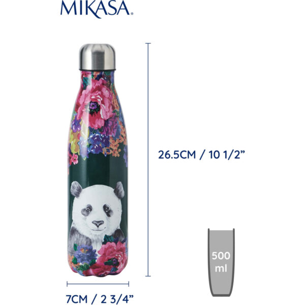 Mikasa Wild At Heart 500ml Water Bottle Panda