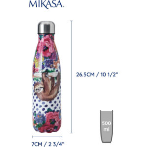 Mikasa Wild At Heart 500ml Water Bottle Sloth