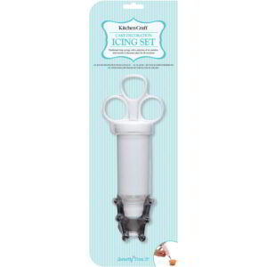 KitchenCraft Sweetly Does It Icing Syringe with Six Stainless Steel Nozzles