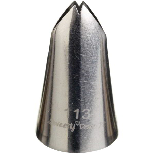 KitchenCraft Sweetly Does It Stainless Steel Medium Icing Nozzle Leaf 24mm/17mm