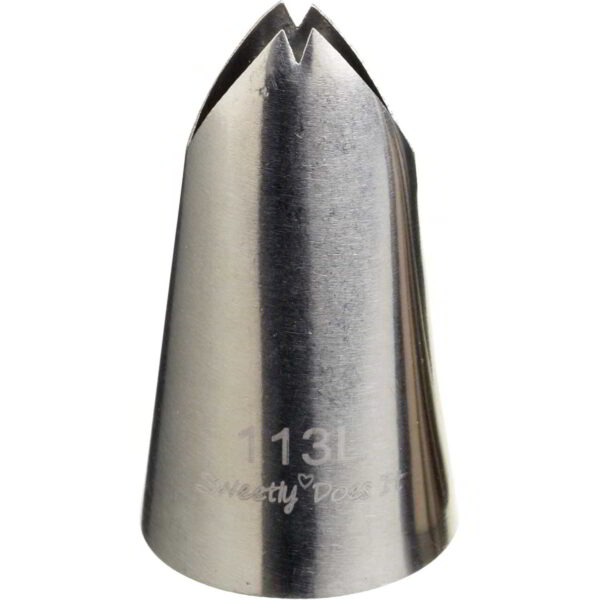 KitchenCraft Sweetly Does It Stainless Steel Large Icing Nozzle Leaf 25mm/18mm
