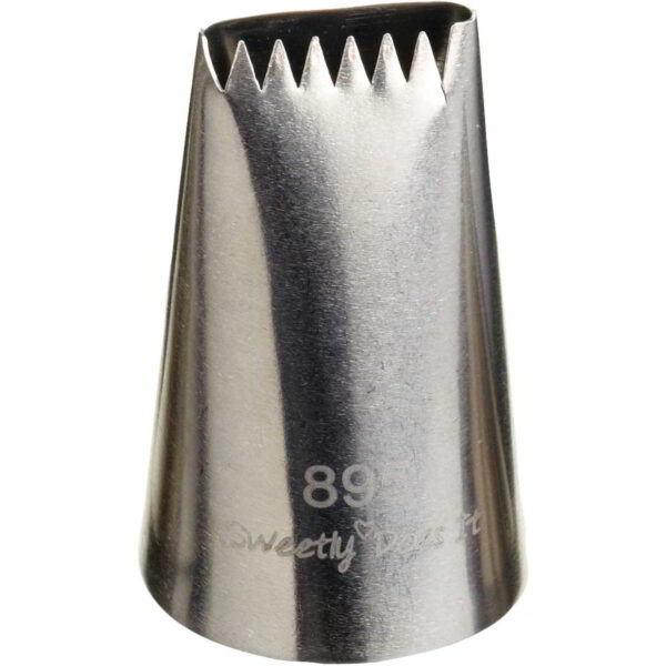 KitchenCraft Sweetly Does It Stainless Steel Medium Icing Nozzle Basketweave 24mm/18mm