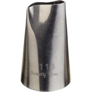 KitchenCraft Sweetly Does It Stainless Steel Medium Icing Nozzle Petal 24mm/19mm