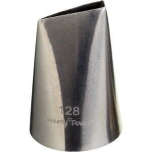 KitchenCraft Sweetly Does It Stainless Steel Large Icing Nozzle Petal 35mm/24mm