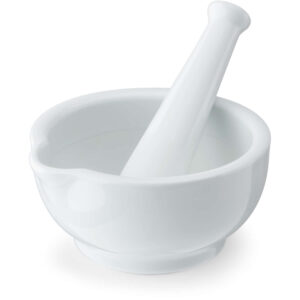 Mikasa Chalk Porcelain Mortar & Pestle